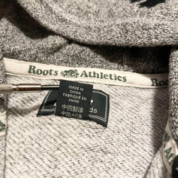 Roots Gray Kids Hoodie 9-10y Size Large - Picture 5 of 16